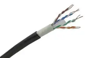 Picture of TapeCom UTP CAT6 24AWG 305m CCA Outdoor Black