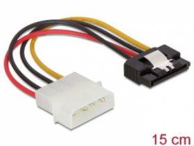 Picture of Delock 60120 Power Adapter 4-pin Molex > SATA 15-pin Metal clip