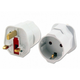 Picture of OEM EU to UK Shuko Plug Adapter Fused 13A