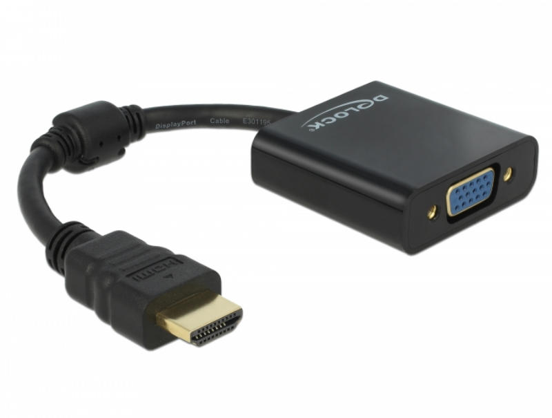 Picture of Delock 65512 adapter HDMI-A > VGA
