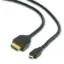 Picture of Gembird HDMI male to micro D-male black cable 1.8m CC-HDMID-6