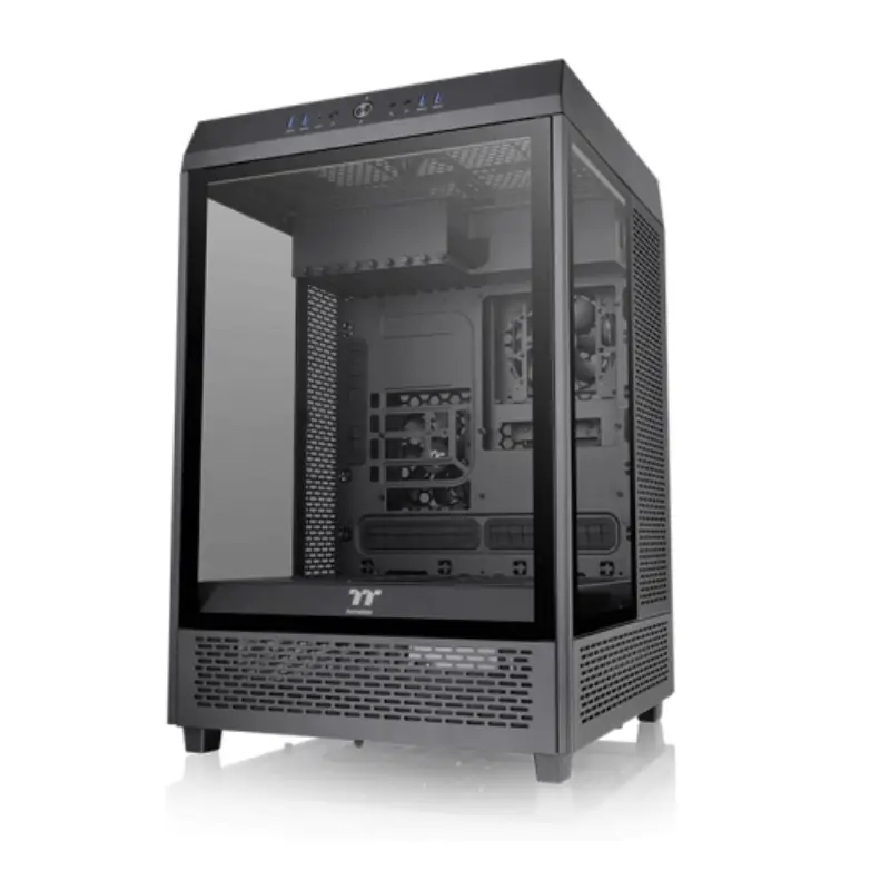 Picture of Thermaltake The Tower 500 SPCC Tempered Glass & 3x120mm Fans Black PC Case CA-1X1-00M1WN-00