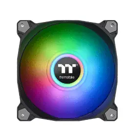 Picture of Thermaltake Pure Duo 12 ARGB Sync Radiator Fan 2 Pack PWM500-1500RPM-18LED 5V Black