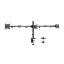 Picture of Gembird Adjustable desk 3-display mounting arm (rotate, tilt, swivel) 17”-27”, up to 7 kg MA-D3-01
