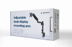 Picture of Gembird adjustable desk display mounting arm, 17”-32”, up to 9 kg MA-DA1P-01