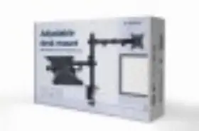 Picture of Gembird adjustable desk mount with Monitor arm up to 32'' & Notebook tray up to 17'' MA-DA-03