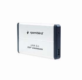 Picture of Gembird USB 3.0 2.5'' Enclosure Brushed Aluminium, Silver EE2-U3S-2-S