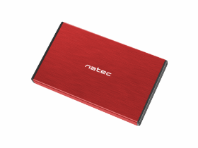 Picture of Natec External HDD/Ssd Encloser Rhino Go Sata 2.5" USB Red NKZ-1279