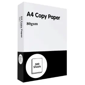 Picture of Premium A4 Paper White Paper 80gsm 5*Reams (1 box)