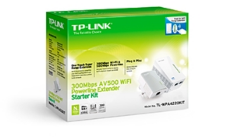 Techstore LTD. TP-Link TL-WPA4220 (UK) KIT Powerline 300mbps AV600 WIFI