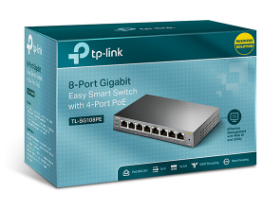 Picture of TP-Link TL-SG108PE  8-Port Gigabit Easy  Smart PoE Switch with 4-Port PoE