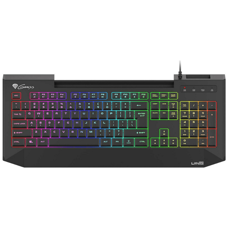 Picture of Genesis LITH 400 RGB US Layout Gaming Keyboard Backlight X-Scissor Slim