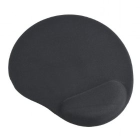 Picture of Gembird Gel mouse pad with wrist support Black MP-GEL-BK
