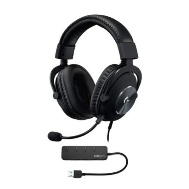 Picture of Logitech G PRO X Wired Gaming Headset Blue Mic - Black USB DAC