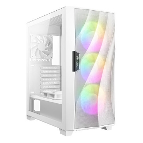 Picture of Antec DF700 FLUX White Mid Tower ATX 4mm Temp Glass Side Panel 3x120mm ARGB Fans 2x120mm Regular Fans 0-761345-80074-7