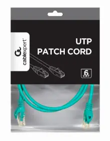 Picture of Gembird CAT6 UTP Patch cord 1m Green PP6U-1M/G