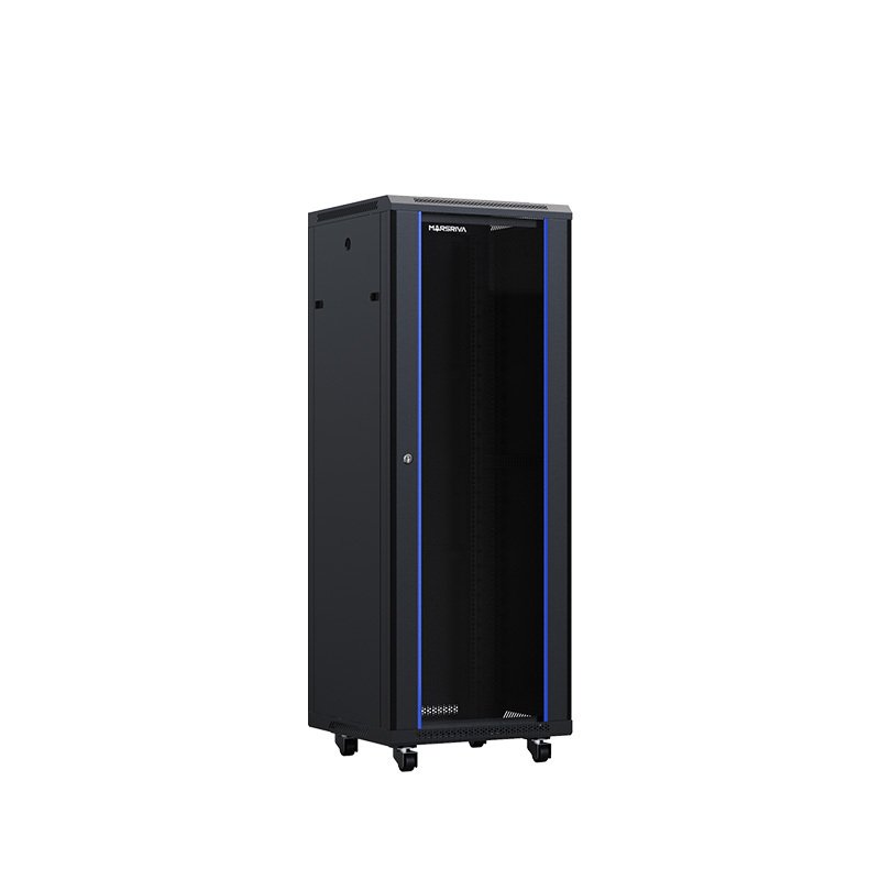 Picture of Marsriva Pioneer 6837 Network Server Cabinet 600*800*37U 1xShelf 4xFans (2-pack)