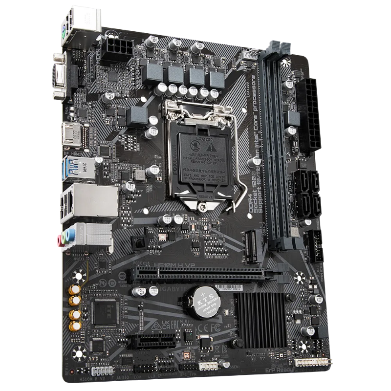 Picture of Gigabyte H510M H V2 Intel 1200 Micro ATX  Motherboard H510M H V2 G10