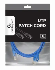 Picture of Gembird S/FTP Cat. 6A LSZH patch cord blue, 0.5 m PP6A-LSZHCU-B-0.5M