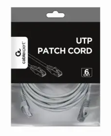 Picture of Gembird CAT6 UTP Patch cord 3m Grey PP6U-3M