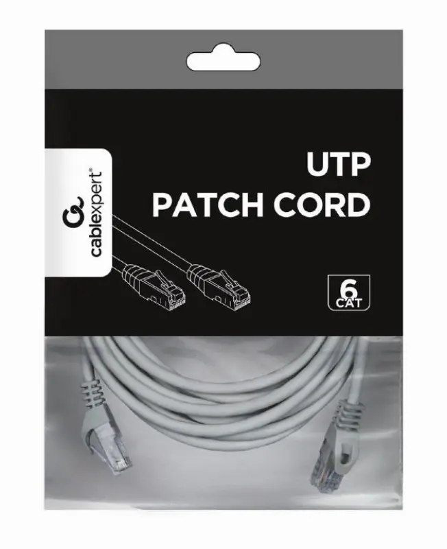 Picture of Gembird UTP CAT6 Patch cord 3m Grey PP6U-3M