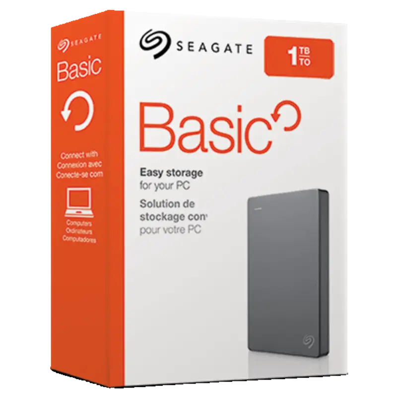 Picture of Seagate 2.5 1TB External Hard Drive Grey STJL1000400