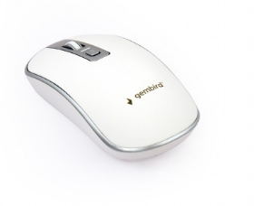 Picture of Gembird Wireless Optical Mouse White/Silver MUSW-4B-06-WS