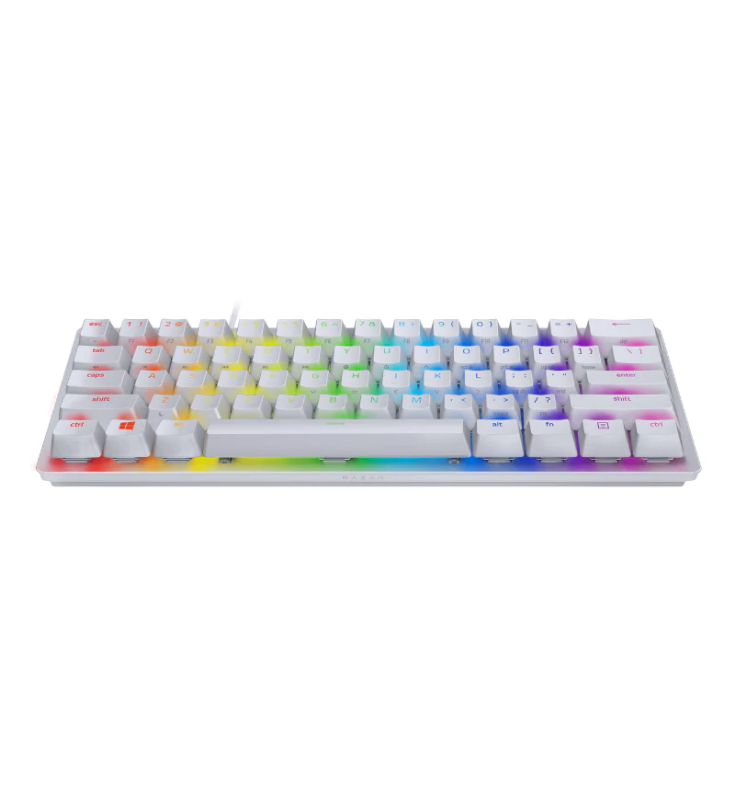 Picture of Razer Huntsman ARGB Mini Keyboard White w/ Red Switches RZ03-03392600-R3W1