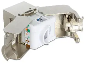 Picture of Delock 86205 Keystone Module RJ45 jack   > LSA Cat.6A STP