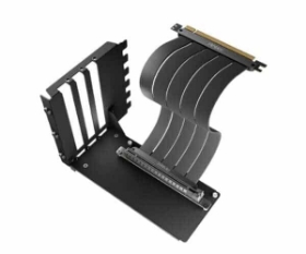 Picture of Antec 200mm PCIe 4.0 Riser Cable 180° Mount Black AT-RCAB-BK200-PCIE4 0-761345-77706-3