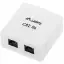 Picture of Lanberg UTP DATA BOX 2PORT UNSHIELDED CAT5E OU5-0002-W