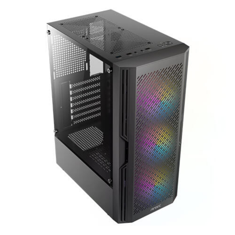 Picture of Antec AX20 Mid-Tower Gaming Case w/ 3x120mm RGB Fans Black