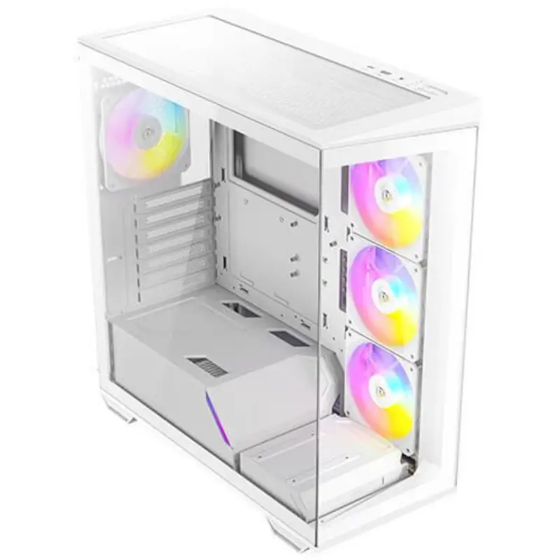 Picture of Antec C3 White ARGB  Mid-Tower Gaming Case w/ 4x120mm ARGB PWM Fans and Tempered Glass
