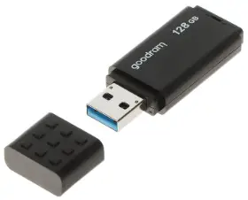 Picture of GOODRAM 128GB UME3 USB 3.2 Gen1 USB Black UME3-1280K0R11