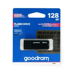 Picture of GOODRAM 128GB UME3 USB 3.2 Gen1 USB Black UME3-1280K0R11