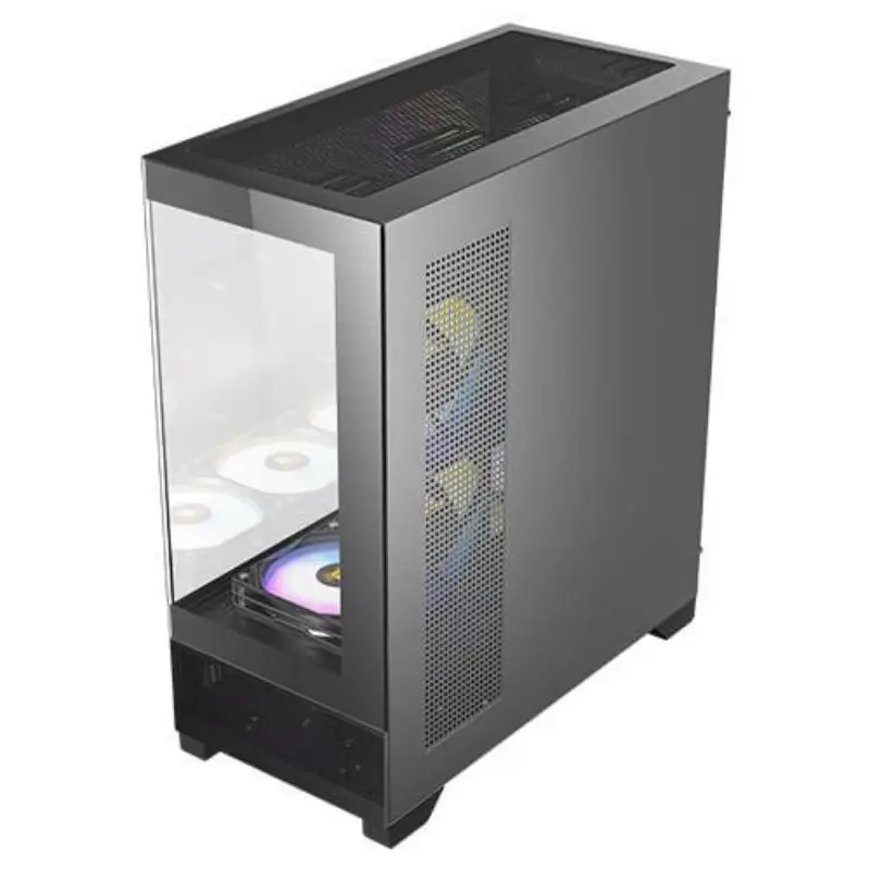 Picture of Antec CX700 ARGB Mid-Tower 270° View + 3x120mm ARGB Fans Gaming PC Case Black