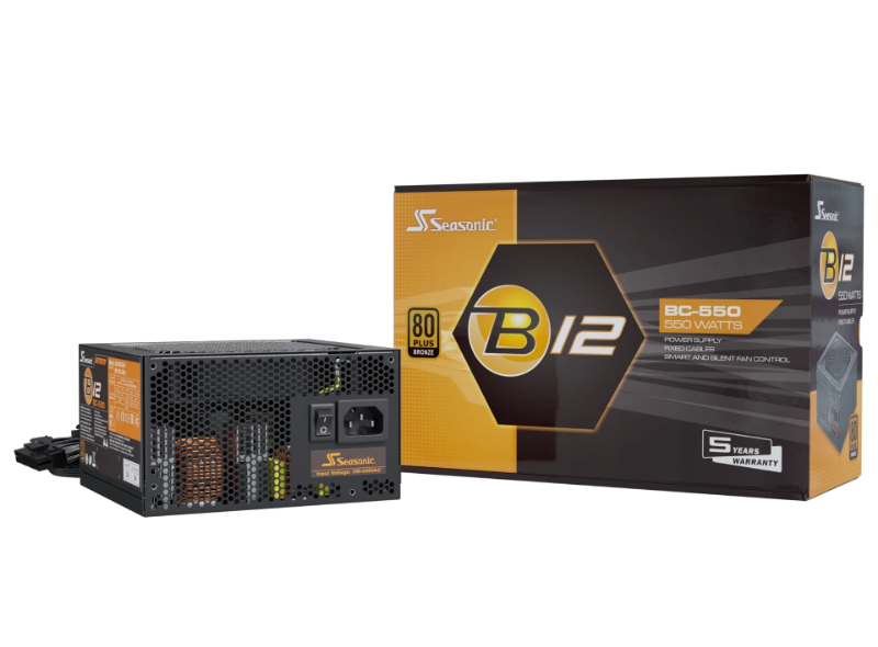 Picture of Seasonic B12 BC 550W - 80+ Bronze