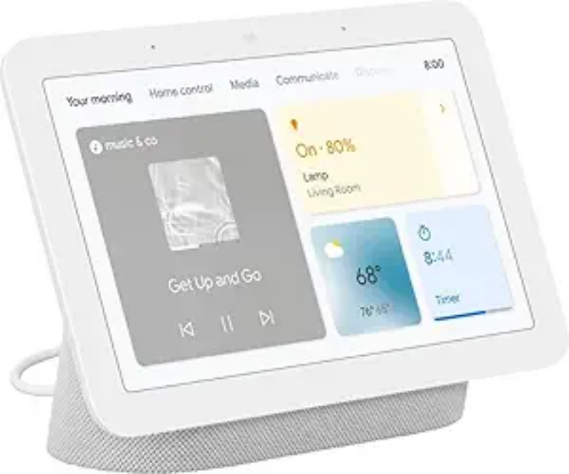 Picture of Google Nest Hub Wireless Display LCD 7'' with Wi-Fi + Bluetooth Chalk