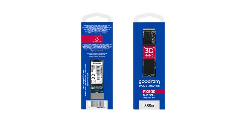 Picture of GOODRAM PX500 1TB M.2 PCIe 3x4 NVMe  SSD  SSDPR-PX500-01T-80-G3