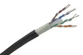 Picture of TapeCom UTP CAT6 23AWG 305m CCA Outdoor Black