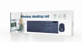 Gembird KBS-WCH-03 wireless keyboard and mouse desktop set US layout