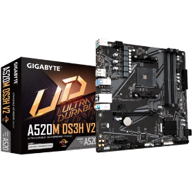 Picture of Gigabyte A520M DS3H V2 (rev. 1.0) AMD A520 Chipset