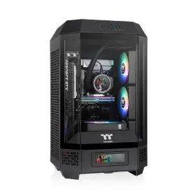 Picture of Thermaltake The Tower 250/Black Fan*2/ColorBox/With Screen Metal Panel