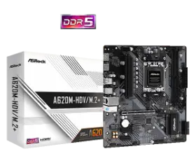 Picture of ASROCK  A620M-HDV/M.2+ AMD AM5 A620/2DDR5