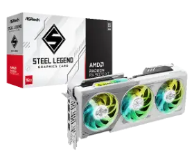 Picture of ASrock Radeon  RX9070XT SL 16G  RX  Steel Legend 16GB