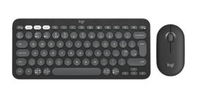 Picture of Logitech Pebble 2 Combo  US QWERTY-Layout, Grafite