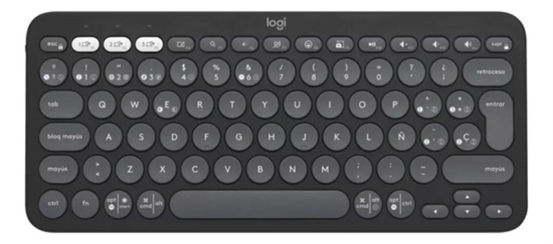 Picture of Logitech Pebble 2 Combo  US QWERTY-Layout, Grafite