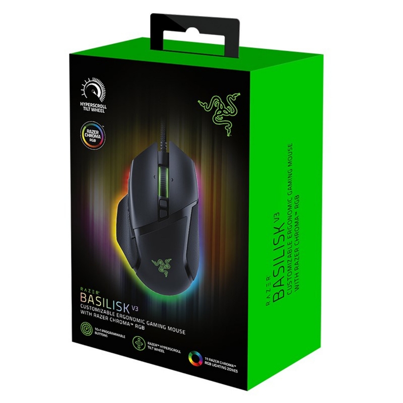 Picture of Razer Mouse  Basilisk V3 Black RZ01-04000100-R3M1