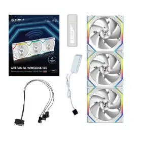 Picture of Lian Li Uni FAN SL Wireless 120 3-Pack White