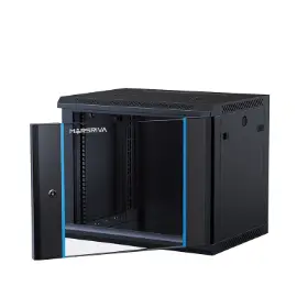 Picture of Marsriva Wall-mount Cabinet, Swing Frame,  600*(450+100)*6U 1x Shelf 1xFan